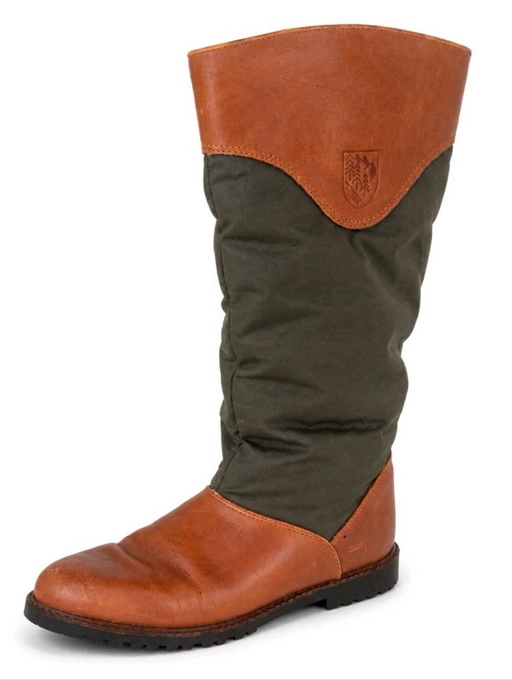 DEFROSTERS KAUFMAN Made In Canada Fabric/Leather Tall Winter Boot